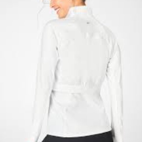 Fabletics Trinity Performance Jacket, Egret White, Size S - Picture 5 of 16
